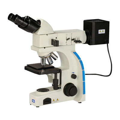 Microscopio ottico composto binoculare dritto con il sistema corretto colore di infinito